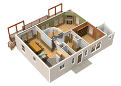 Doll house view